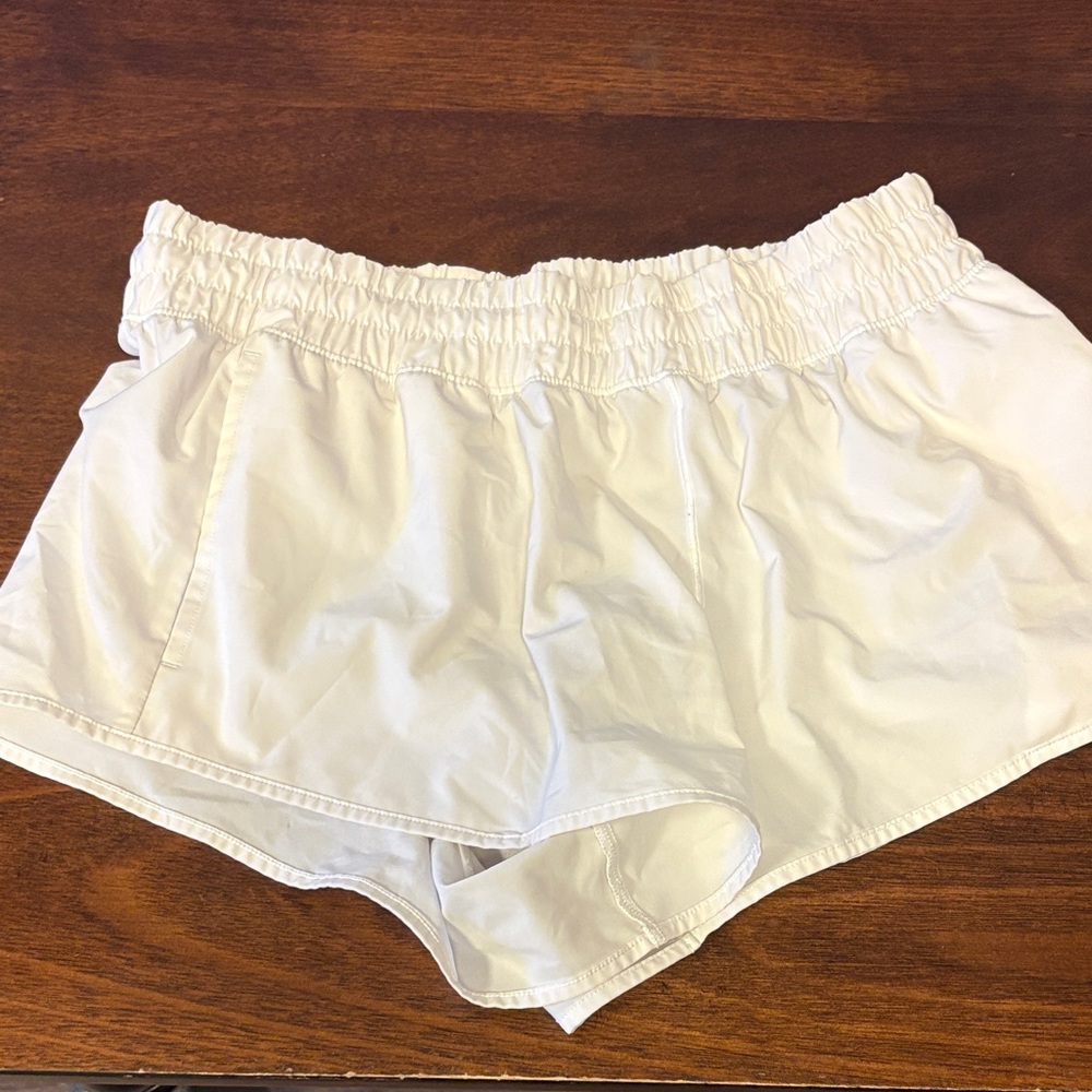 Aerie White Athletic Shorts